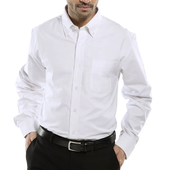Beeswift Oxford Shirt Long Sleeve — White